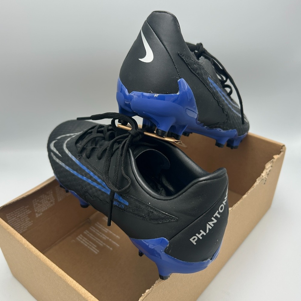 Nike Phantom GX Soccer Cleats DD9473-040 BlackChrome Hyper Royal SZ M 5/W 6.5 - Picture 6 of 13